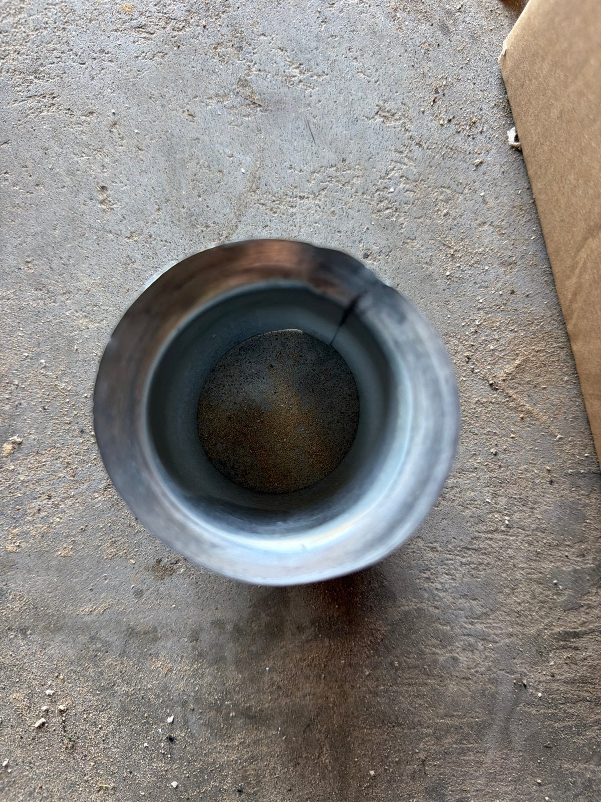 8x Zinken Mastgoot Tapeind 60mm 70mm lengte, Ophalen of Verzenden, Nieuw