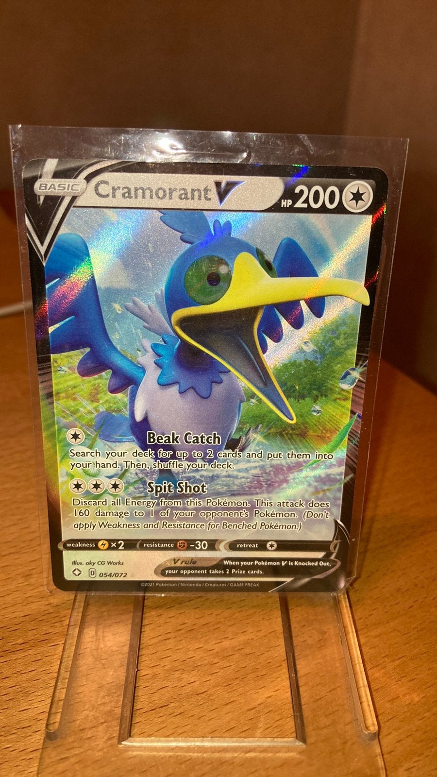 Pokemon Cramorant V 54/72 Shining Fates 3,00 euro, Ophalen of Verzenden, Zo goed als nieuw