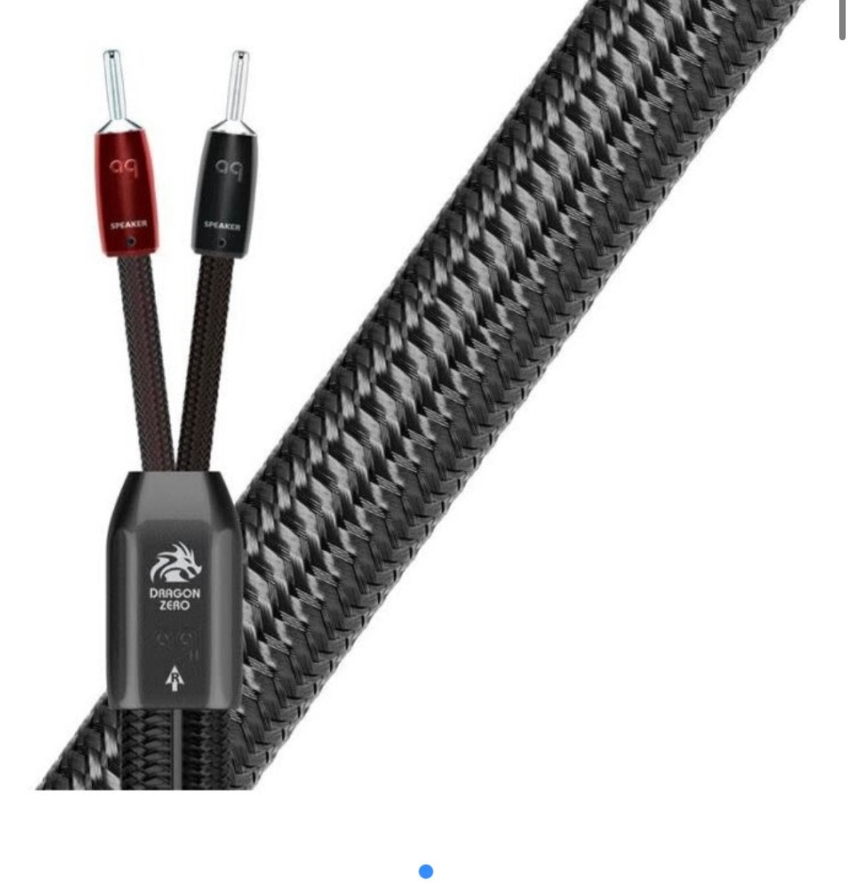 Audioquest Dragon  Zero-Bass speakerkabels(met serienummer), Audio, Tv en Foto, Ophalen of Verzenden, Zo goed als nieuw, Minder dan 2 meter