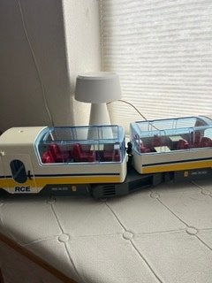 Complete Play Mobil  Trein Set met Veel Rails en Wagons, Gebruikt, Overige thema's, Compleet, Ophalen of Verzenden