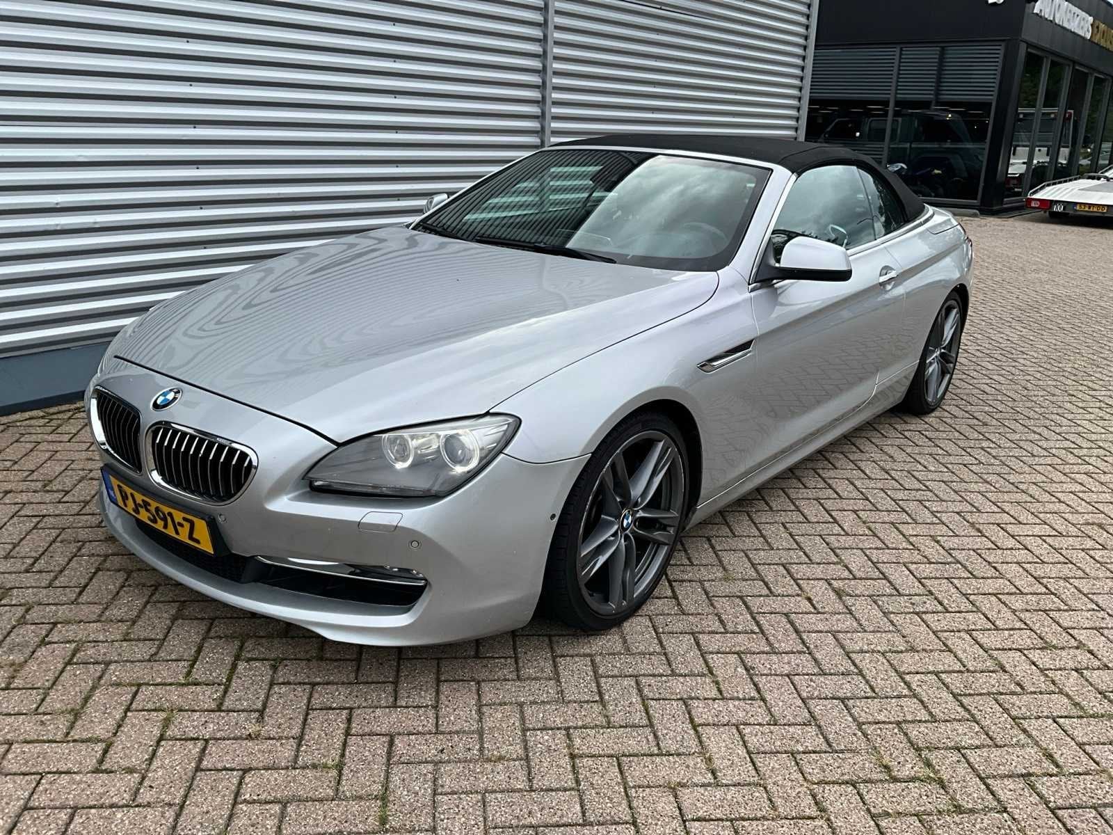 2012 BMW 6-serie Cabrio 640i High Executive Personenauto, Euro 5, Achterwielaandrijving, Gebruikt, Cabriolet