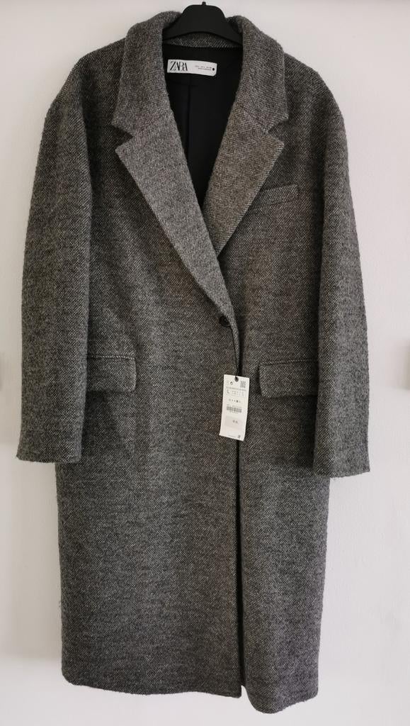 ZARA wolmix jas mt. L, Verzenden, Zara, Maat 42/44 (L), Nieuw