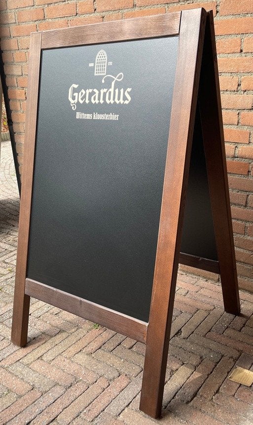 Gerardus straat klapbord 120x65cm (nieuw), Ophalen, Nieuw, Reclamebord, Plaat of Schild, Overige merken