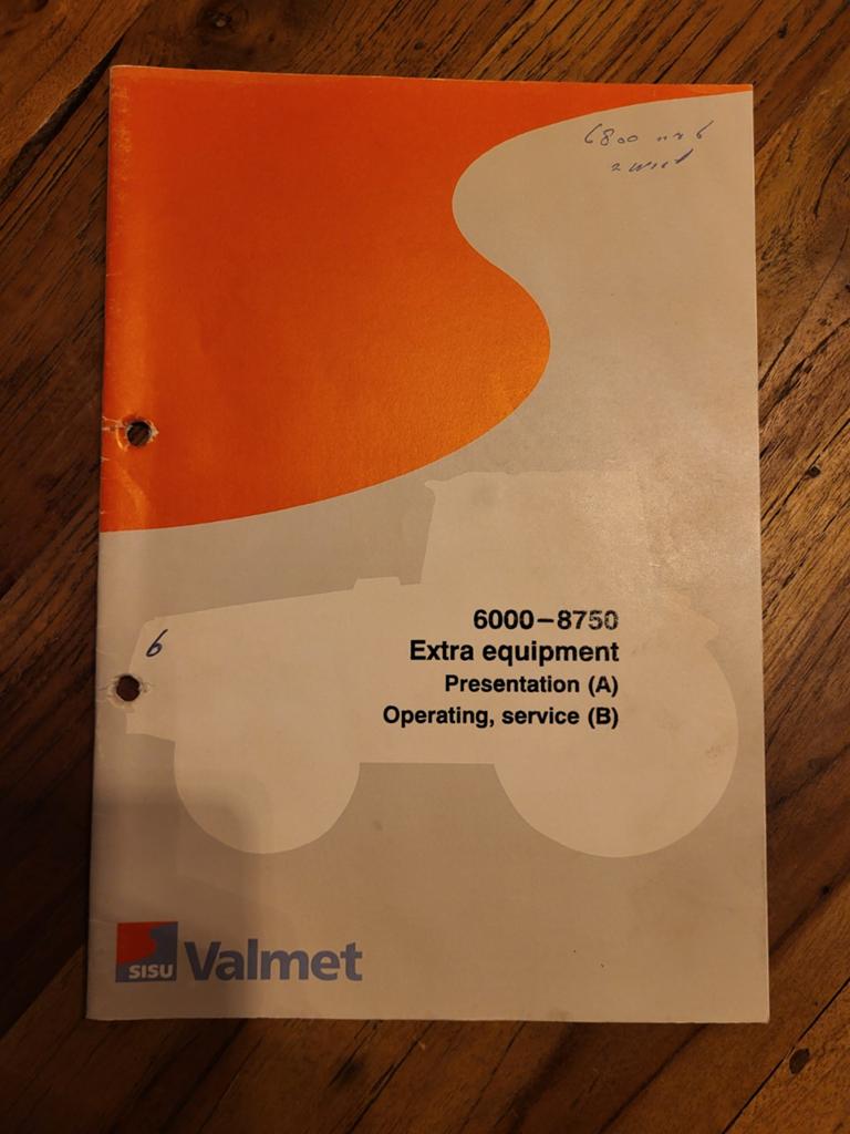 Valmet 6000-8750 Extra equipment Presentation, Ophalen of Verzenden