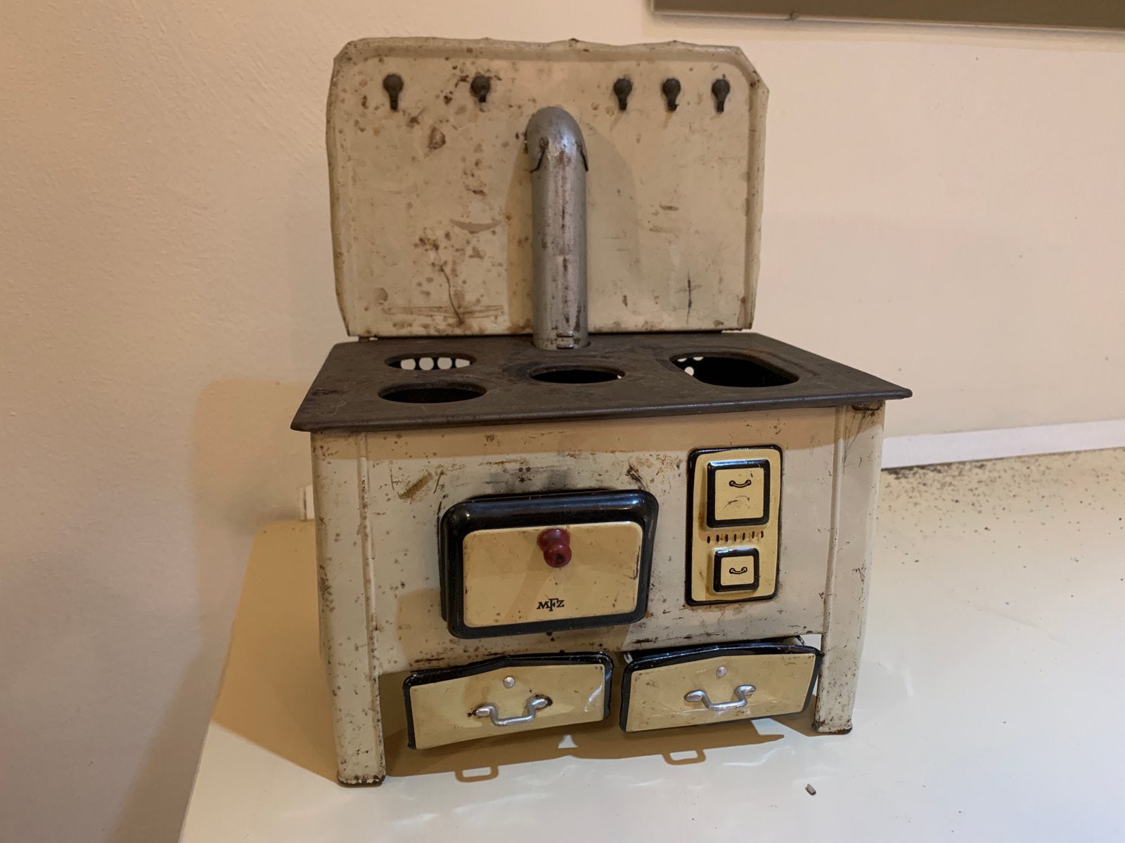 Vintage MFZ kinderfornuis met I accessoires – ca. 1945-1950, Ophalen, Gebruikt, Decoratie