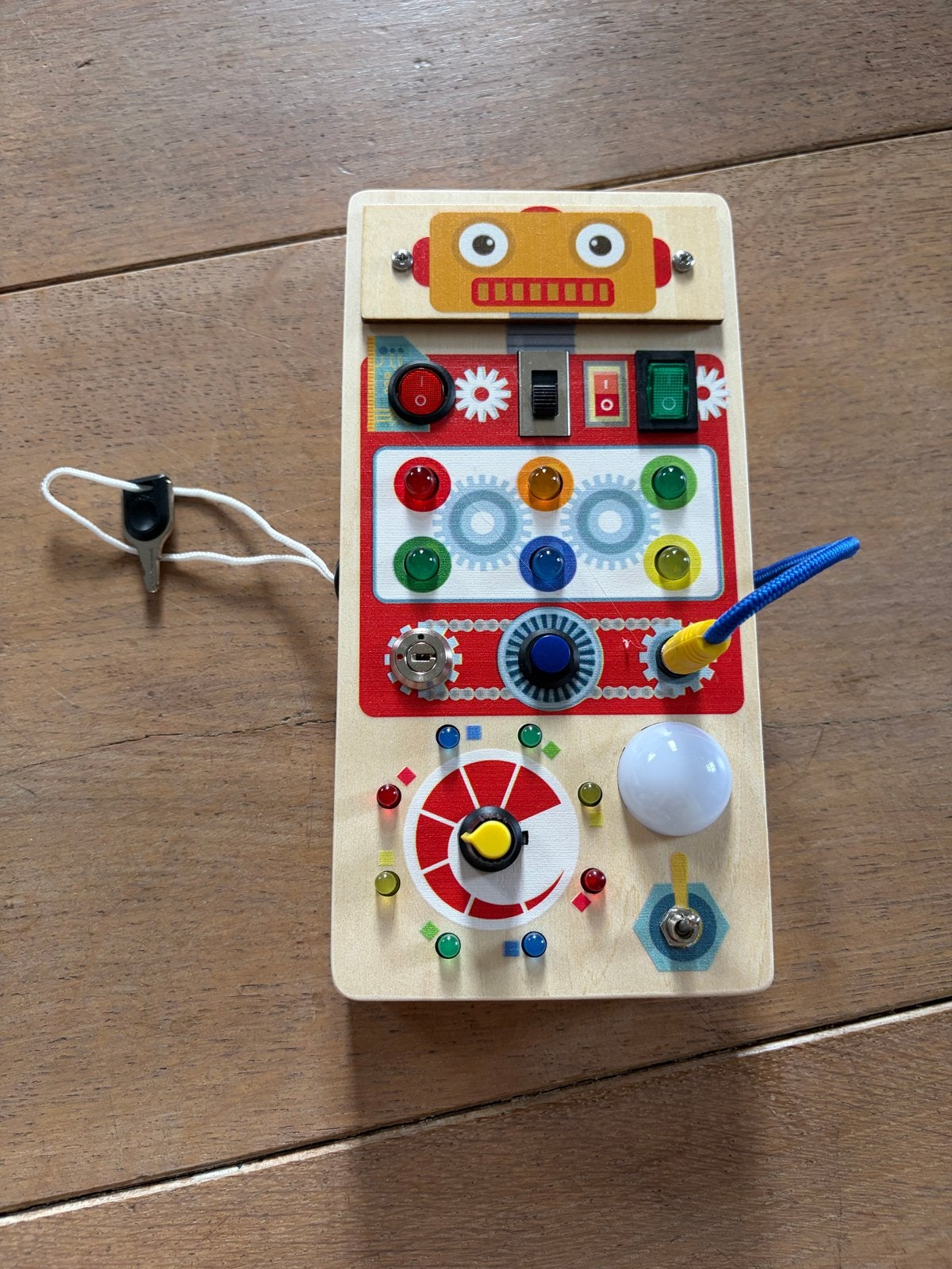 Robot Busy Board - Educatief Speelgoed, Ophalen of Verzenden, Zo goed als nieuw, Elektronica, Met licht