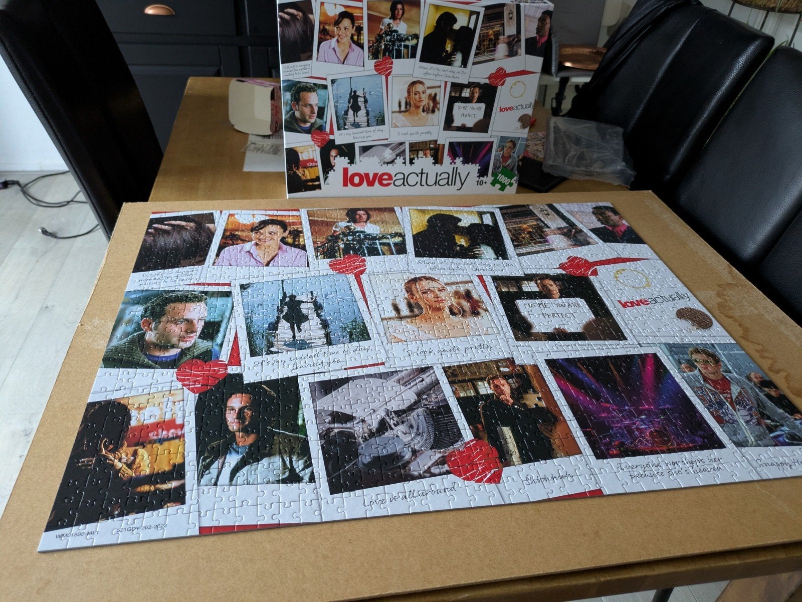 Love Actually Legpuzzel - Zo goed als nieuw, Ophalen of Verzenden, 500 t/m 1500 stukjes, Zo goed als nieuw
