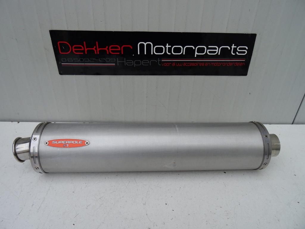 Superpole Performance Sport Uitlaat Demper # Universeel 52mm, Motoren, Gebruikt, -, -, Ophalen of Verzenden