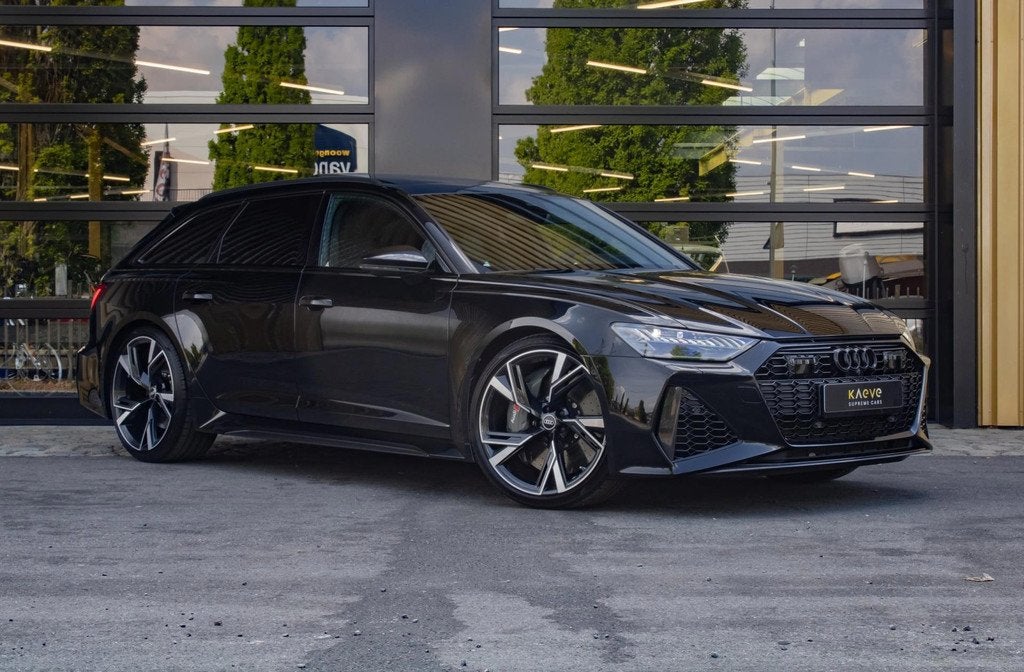 Audi RS6 TFSI quattro Dynamic Plus, Ceramic, BTW, Carbon, B&, Auto's, Audi, Automaat, Gebruikt, Stoelverwarming, Leder
