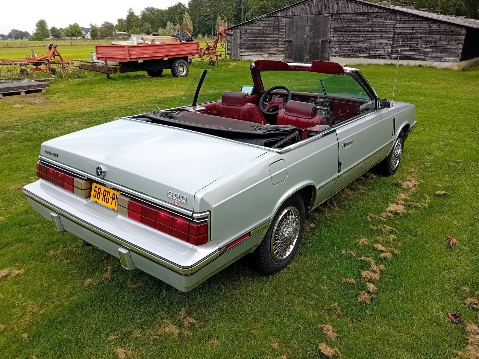 Chrysler Dodge 600 2.6L AUT Cabriolet 1986 Grijs 2 jaar APK, foto 6