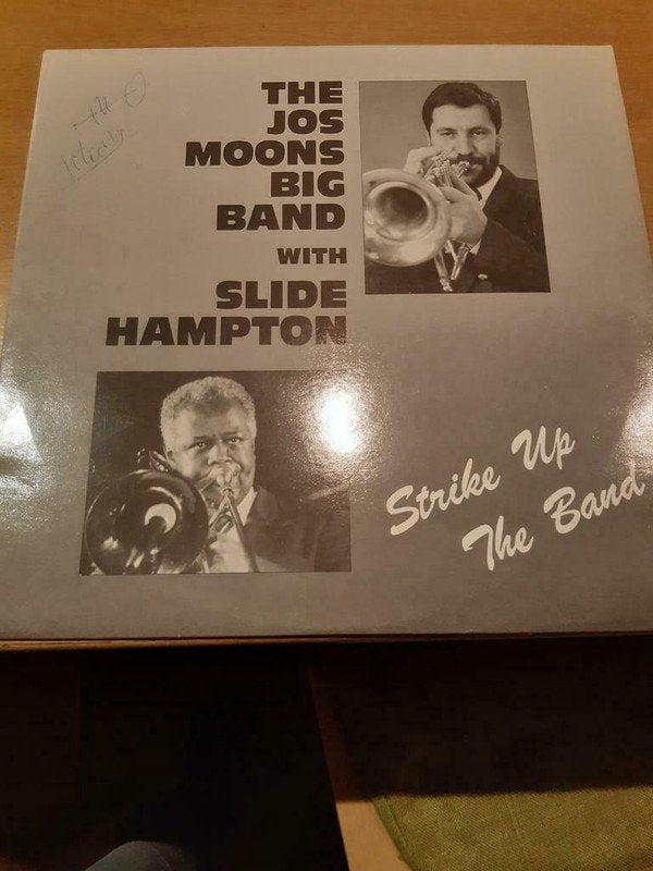 Jos moons big band with slide hampton ‎  strike up the band, LP, Zo goed als nieuw, 12 inch, Jazz
