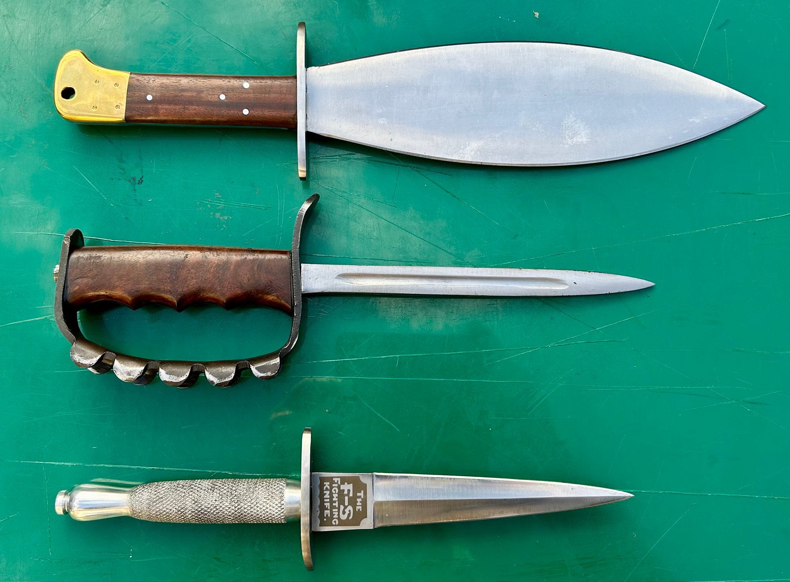 3x commando knife, Ophalen of Verzenden, Landmacht, Amerika, Mes of Dolk