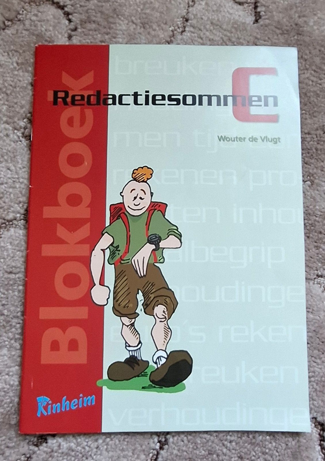 Blokboek Redactiesommen C - Wouter de Vlugt, Gelezen, Wouter de Vlugt, Wiskunde A, Ophalen of Verzenden