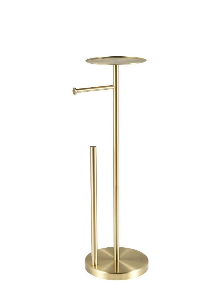 PureLine toiletrolhouder mat goud geborsteld, Ophalen of Verzenden, Nieuw, Toilet