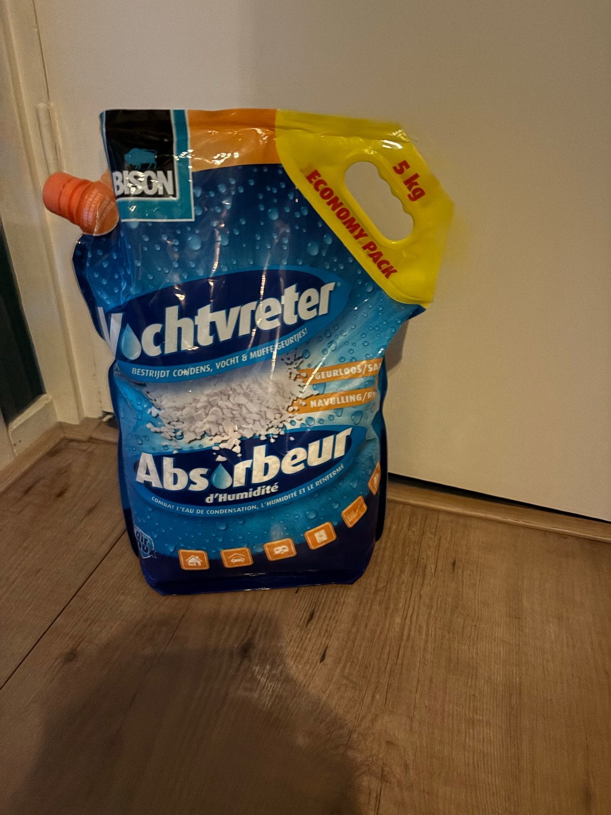 Bison Vochtvreter Absorbeerder 5 kg Economy Pack, Ophalen of Verzenden, Nieuw