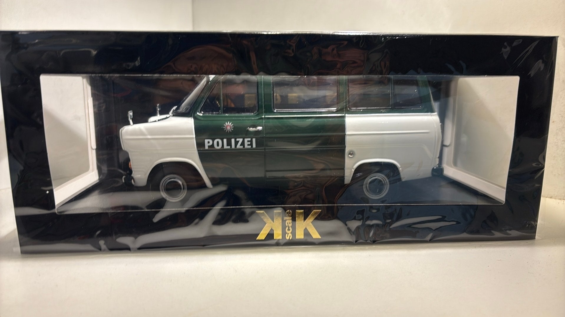 Ford transit polizei 1965 1970 kk-scale 1.18, Overige merken, Ophalen of Verzenden, A, A
