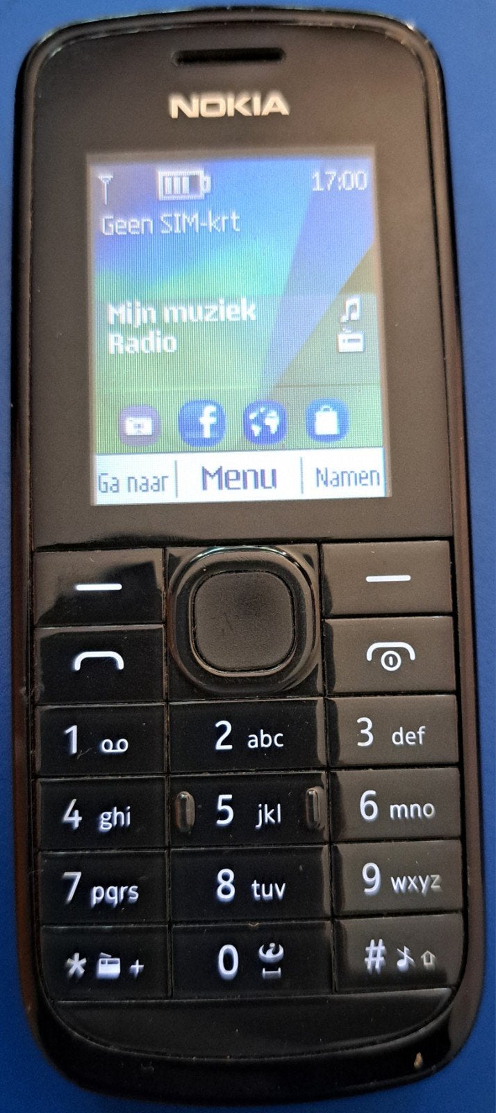 Nokia 113 - Compleet met oplader, Gebruikt, Zwart, Fysiek toetsenbord, Ophalen of Verzenden