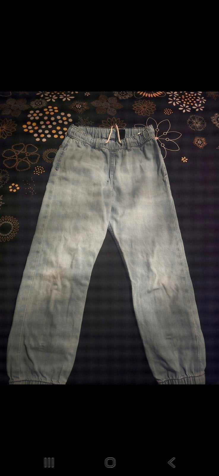 spijkerbroek zara (maat 128), Ophalen of Verzenden, Zo goed als nieuw, Meisje, Broek