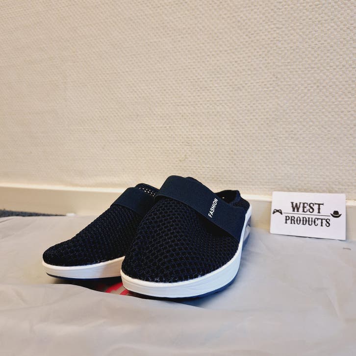 Nieuw: YisiNP Dames Pantoffels - Maat 37 (Blauw)