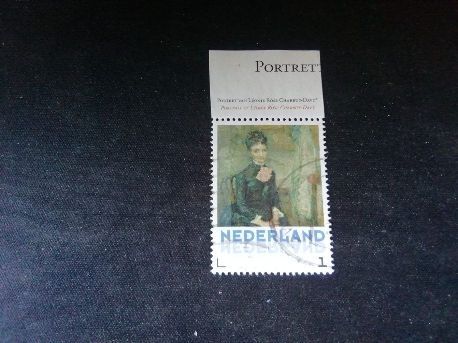 48 NEDERLAND PERSOONLIJKE POSTZEGEL VINCENT VAN GOGH GESTEMP, Ophalen of Verzenden, Na 1940, Gestempeld