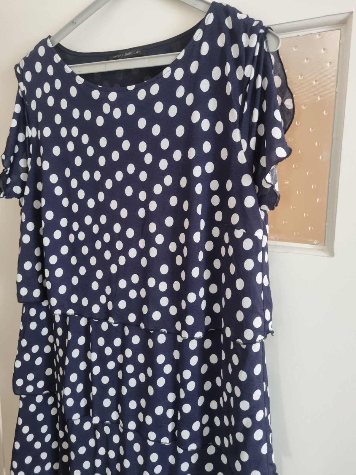 Jurk, maat 42, Kleding | Dames, Jurken, Ophalen, Blauw, Maat 42/44 (L), Zo goed als nieuw