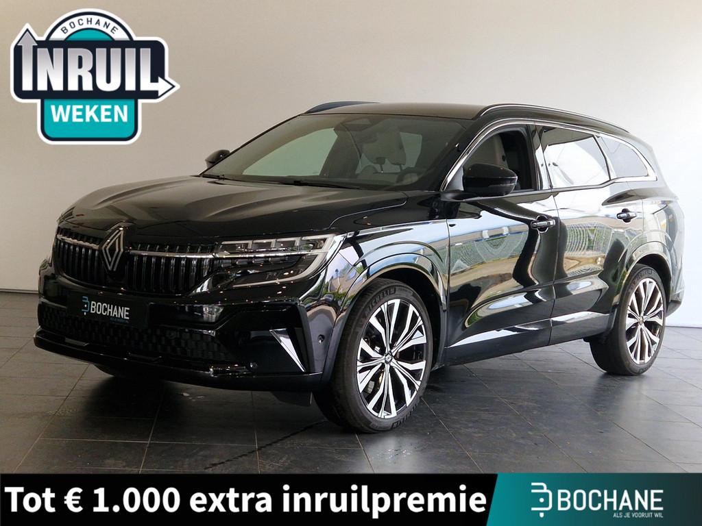Renault Espace E-Tech full hybrid 200 iconic 7p. PANORAMADAK, Gebruikt, 1199 cc, 7 stoelen, Zwart