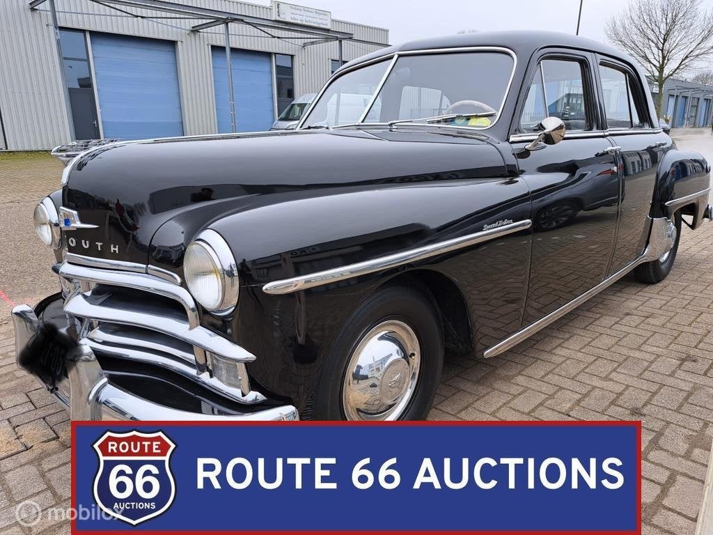 Plymouth Deluxe | 1950 | Route 66 Auctions, Overige carrosserieën, Zwart, Handgeschakeld, Plymouth