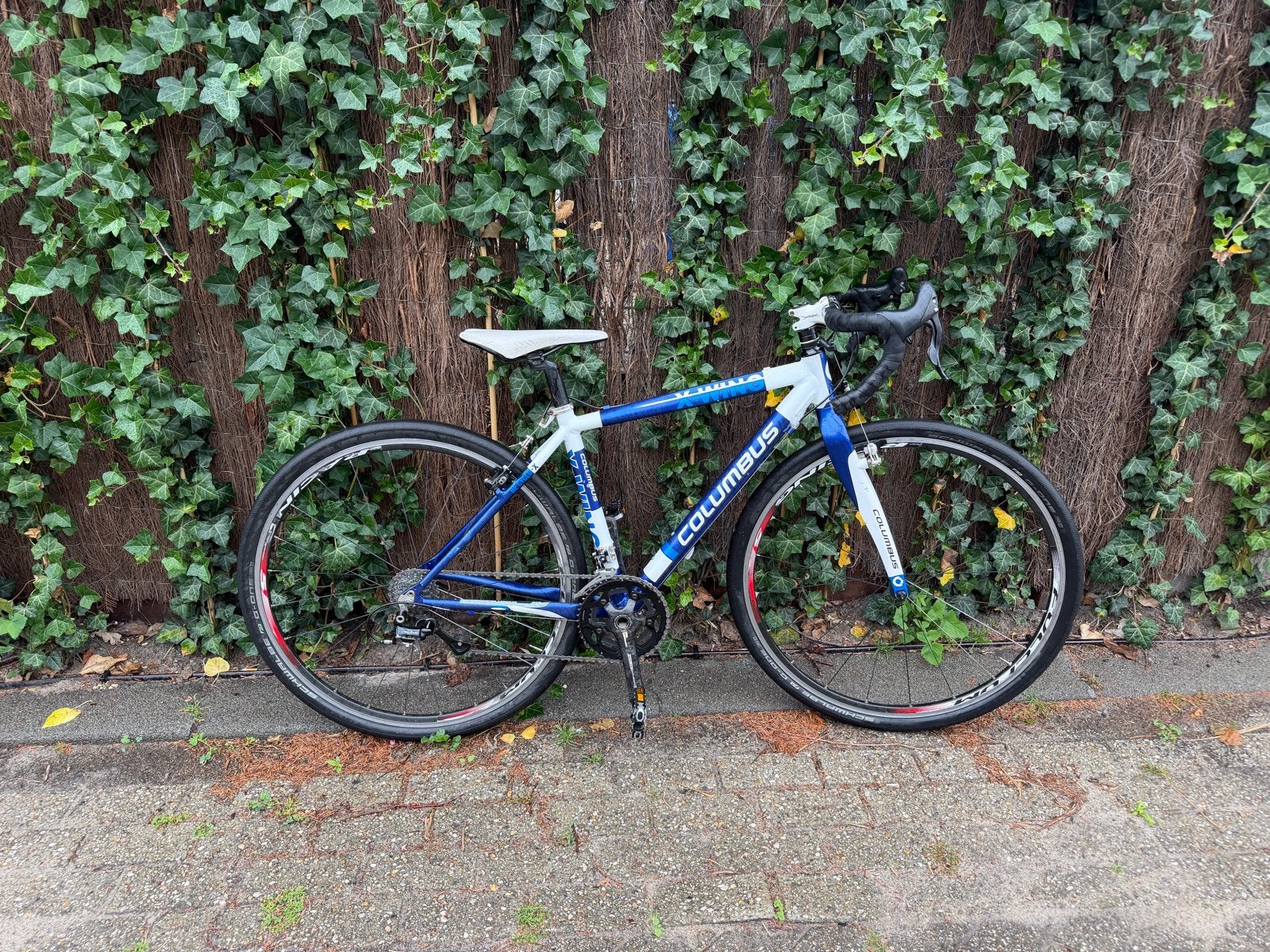 Columbus (jeugd) Racefiets - Blauw/Wit, Goede Staat, Fietsen en Brommers, Fietsen | Racefietsen, 28 inch, Gebruikt, Aluminium