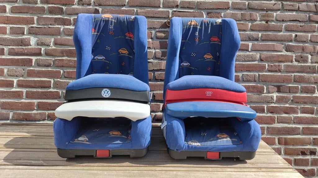 2x Autostoeltjes VW Bobsy G1 (isofix) heupgordel, Overige merken, Autogordel of Isofix, Gebruikt, 0 t/m 18 kg