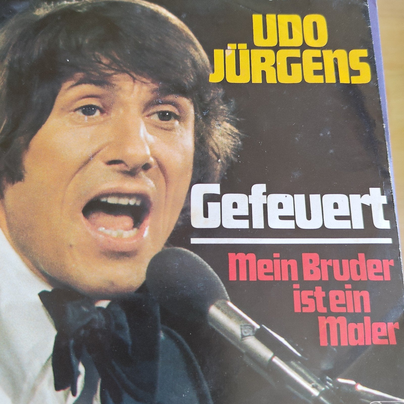 Udo Jürgens - Gefeuert / Mein Bruder ist ein Maler (Single), Cd's en Dvd's, Ophalen of Verzenden, Gebruikt, 7 inch