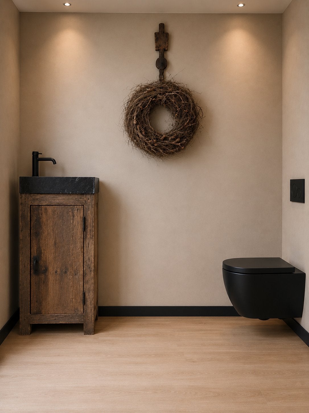 Houten toiletkast, Ophalen, Nieuw