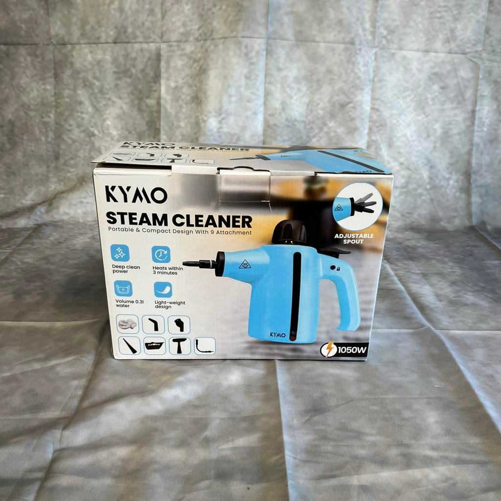 Kymo Handstoomreiniger Plus - Vloer/Bank/Badkamer/Keuken, Ophalen of Verzenden, Zo goed als nieuw, Stoomreiniger
