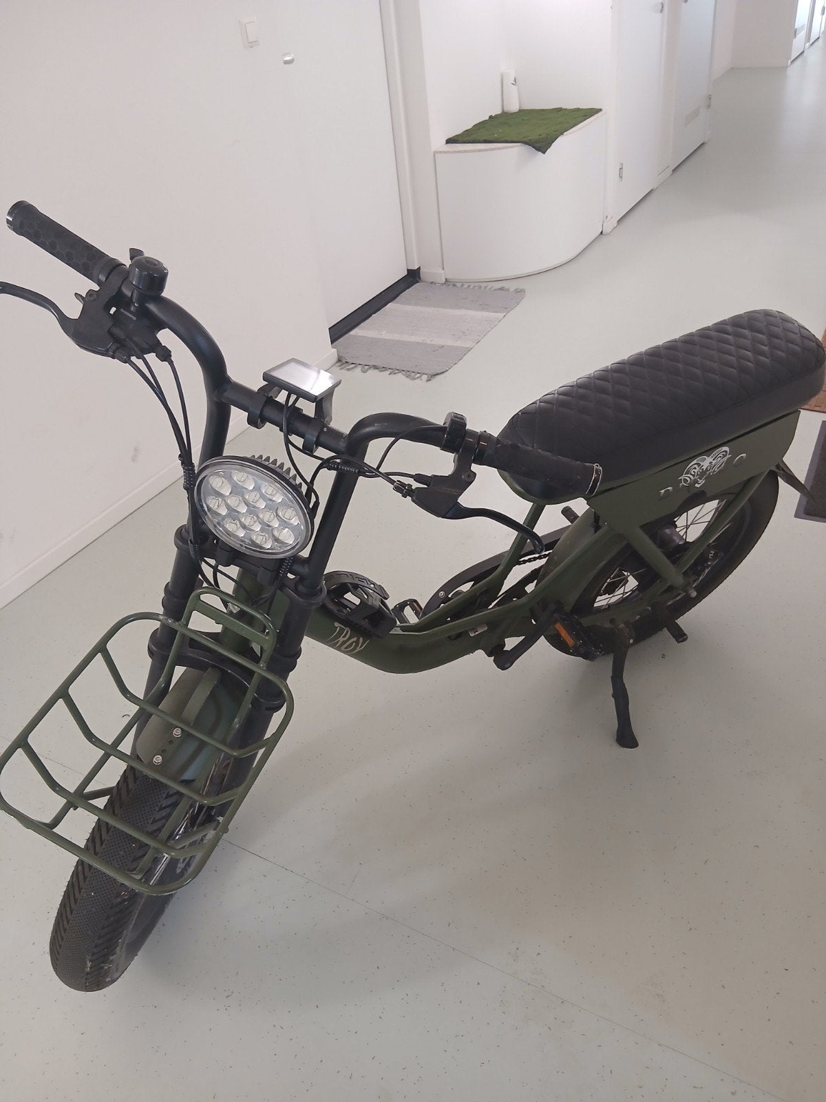 Fatbike DIABLO TROY ELEKTRISCHE FIETS LEGERGROEN NETJES, Ophalen of Verzenden, Zo goed als nieuw, Overige modellen