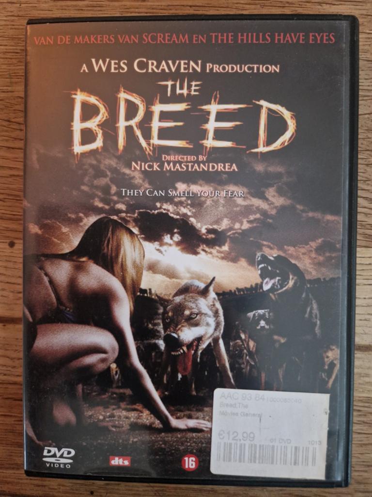 The breed, Cd's en Dvd's, Dvd's | Horror, Alle leeftijden, Ophalen of Verzenden, Zo goed als nieuw, Overige genres