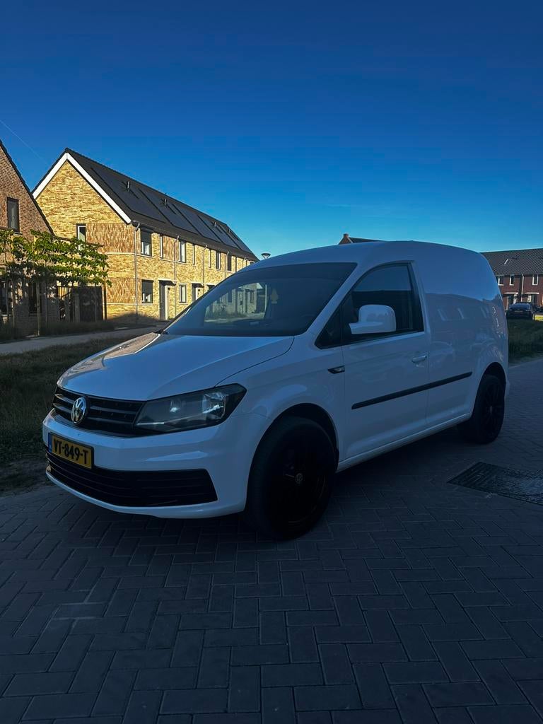 Volkswagen Caddy 2.0 TDI 2016 180pk, Auto's, Voorwielaandrijving, 4 cilinders, Volkswagen, Wit