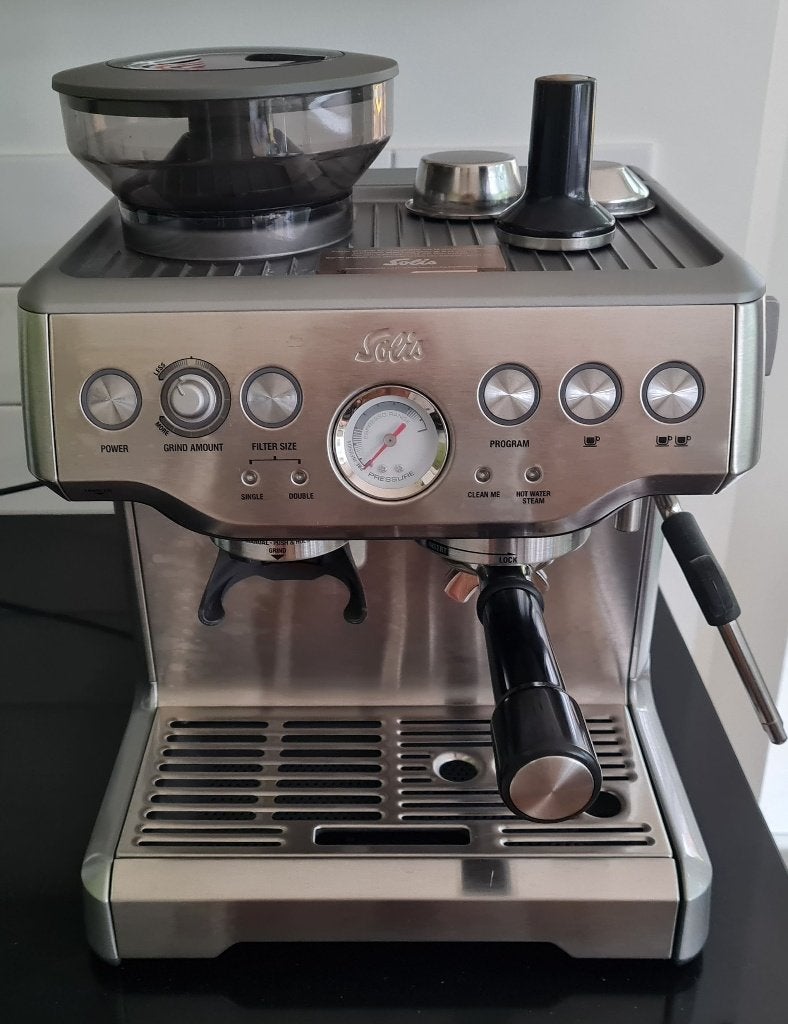 Solis Grind & Infuse Pro, Ophalen, Koffiemachine, Koffiebonen, Zo goed als nieuw