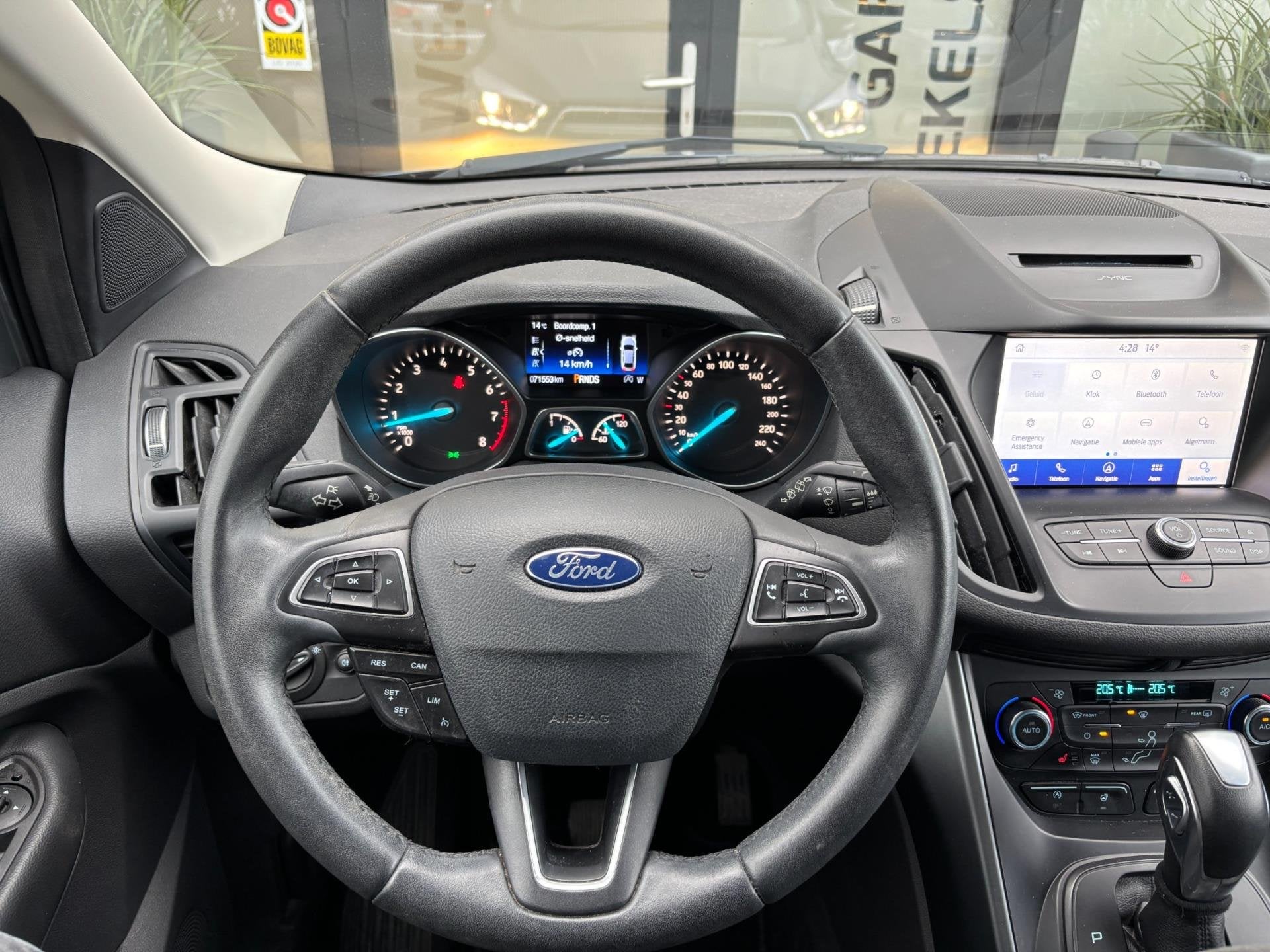 Ford KUGA / Automaat / Navi / Stoel&Stuur verwarming, Auto's, Automatische klimaatregeling, Euro 6, 4 cilinders, 150 pk