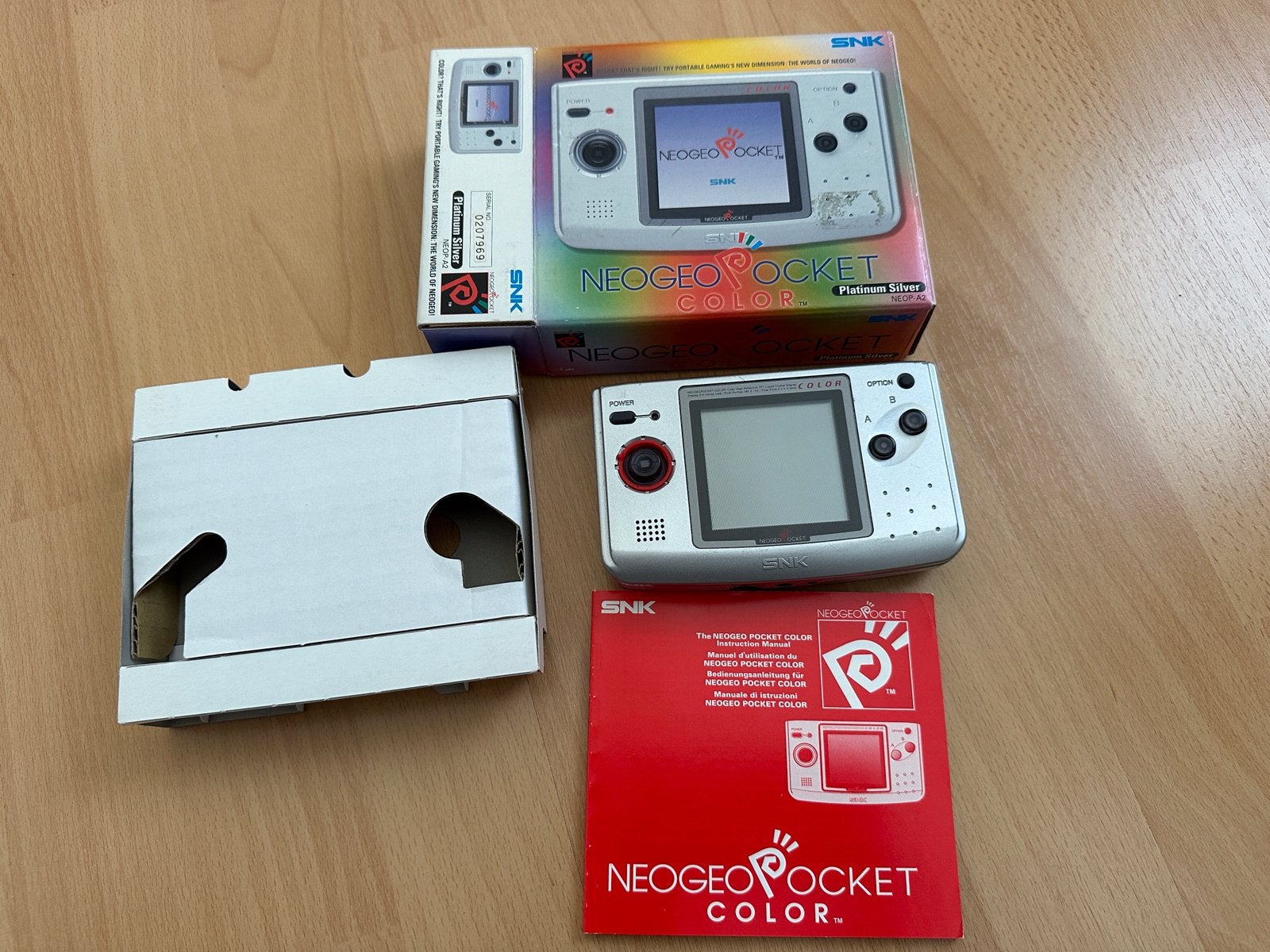 Neo Geo Pocket color met Pac-Man van Namco  NeoGeo, Spelcomputers en Games, Spelcomputers | Overige, Ophalen of Verzenden, Overige merken