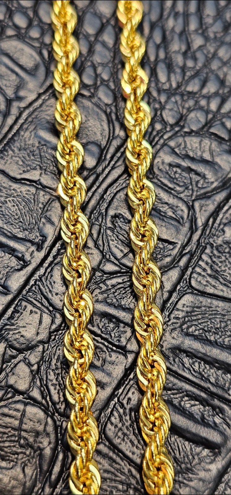 Mooie ropchain 14k gouden ketting, Ophalen of Verzenden, Nieuw, Goud, Goud