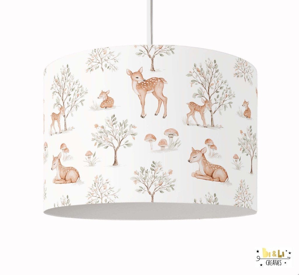 Hanglamp Hertjes en Paddenstoelen Little Dreamzzz, Bi & Li Creaties, Nieuw, Ophalen of Verzenden, Bilicreaties@gmail.com