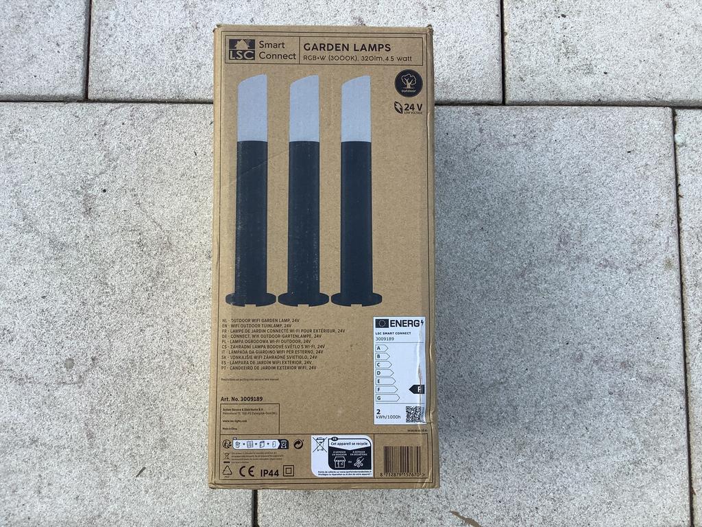 Tuinverlichting, Tuin en Terras, Buitenverlichting, Nieuw, Aluminium, Minder dan 50 watt, Netvoeding, Ophalen of Verzenden