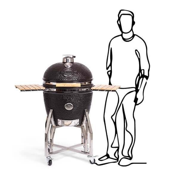 Yakiniku BBG Kamado EGG XLarge met onderstel en zijtafels, Tuin en Terras, Met accessoires, Info@hout-art.nl, Nieuw, Ophalen of Verzenden