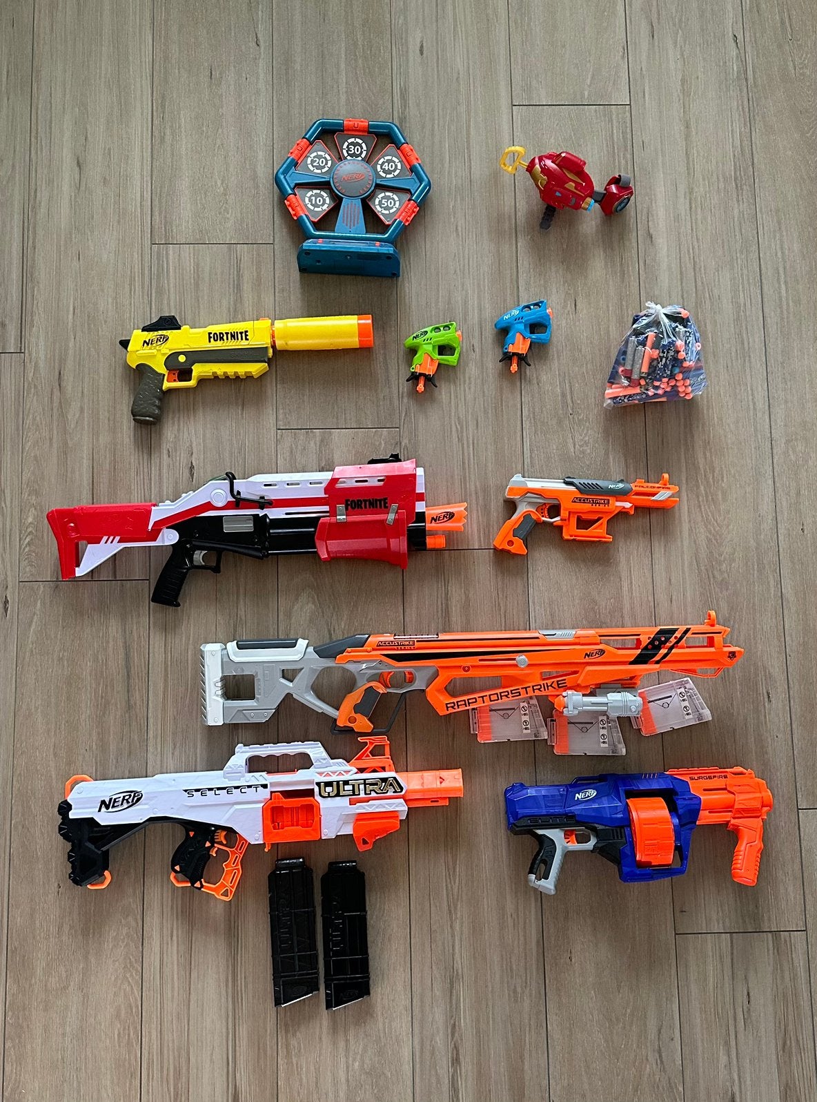Grote set Nerf, Ophalen, Zo goed als nieuw