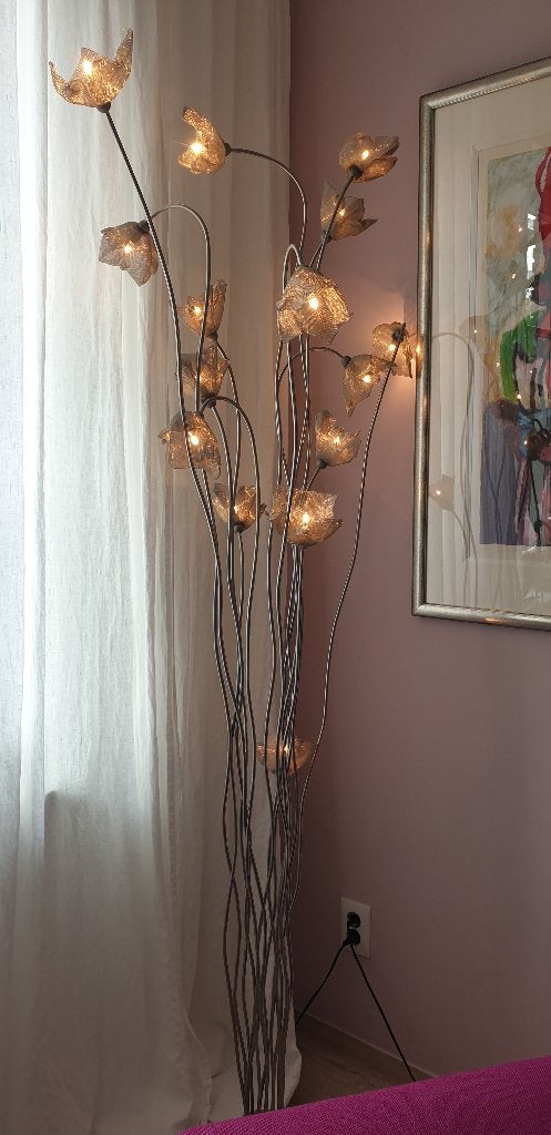 Design Tulpen staande lamp van Harco Loor, Ophalen, Gebruikt, Metaal, 150 tot 200 cm