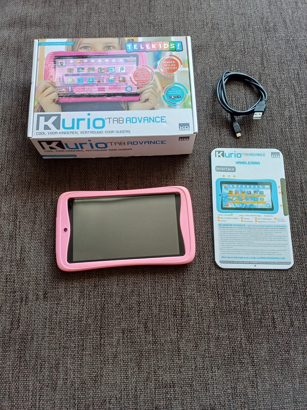 Kurio TAB Advance 7 inch (roze), Computers en Software, Android Tablets, Kurio, Gebruikt, 01516 (TAB 3), Ophalen of Verzenden