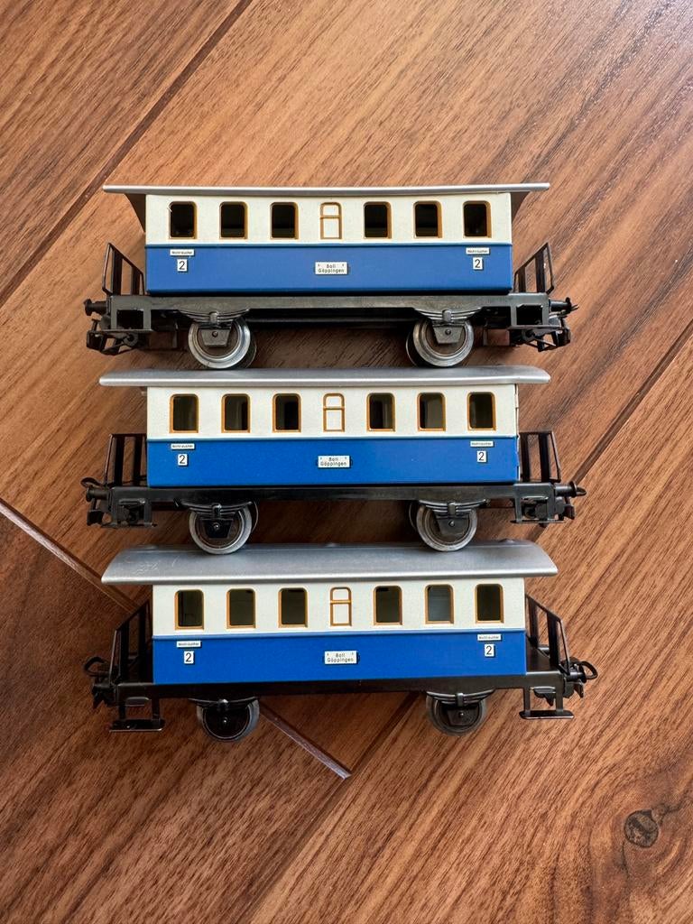 🚂 Marklin Primex 3 rijtuigen van model 4020 zonder OVP, Wisselstroom, Gebruikt, Wagon, Ophalen of Verzenden