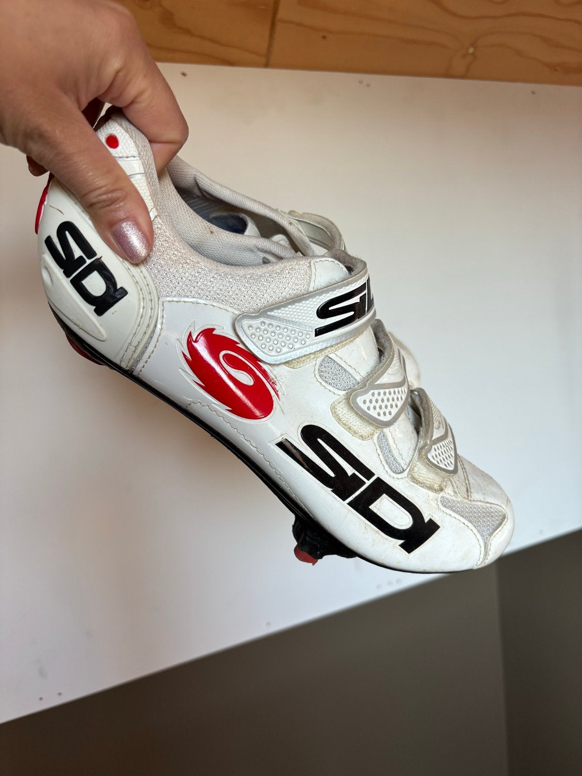 Wielrenschoenen Sidi Maat 44, Sport en Fitness, Ophalen of Verzenden, Gebruikt, Kleding