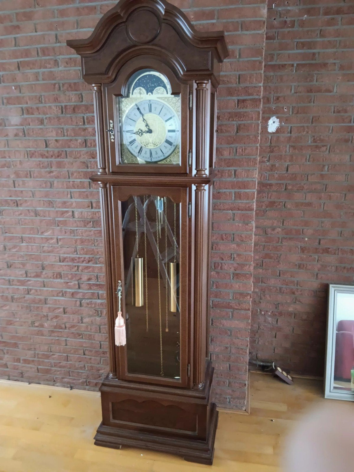 Prachtige staande klok met maanstand in Haarlem, Antiek en Kunst, Antiek | Klokken, Ophalen