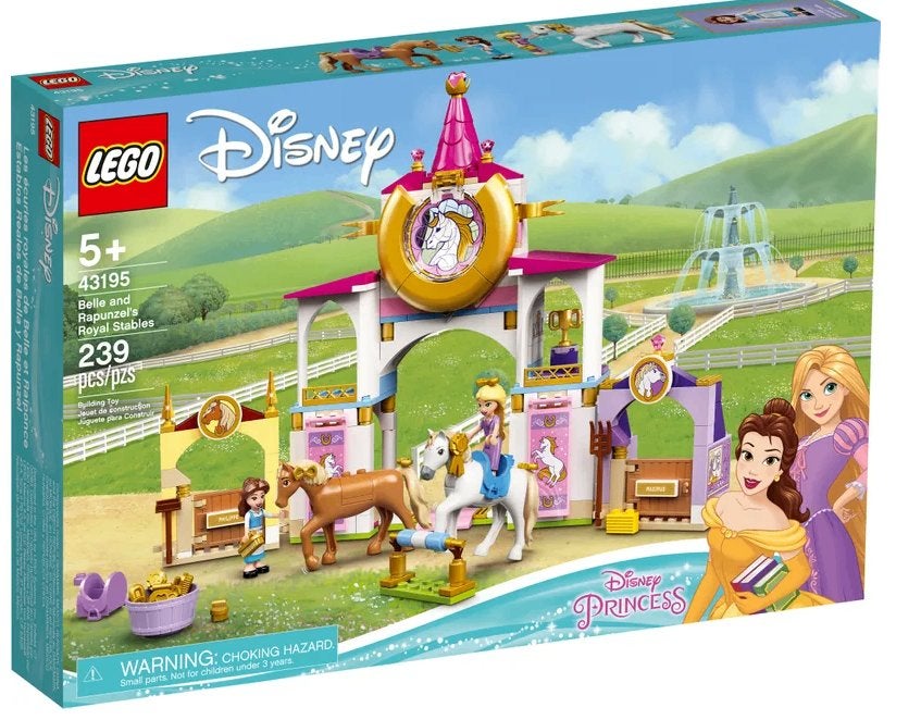 Lego Disney Belle en Rapunzels koninklijke paardenstal 43195, Lego, Nieuw, Ophalen of Verzenden, Disney