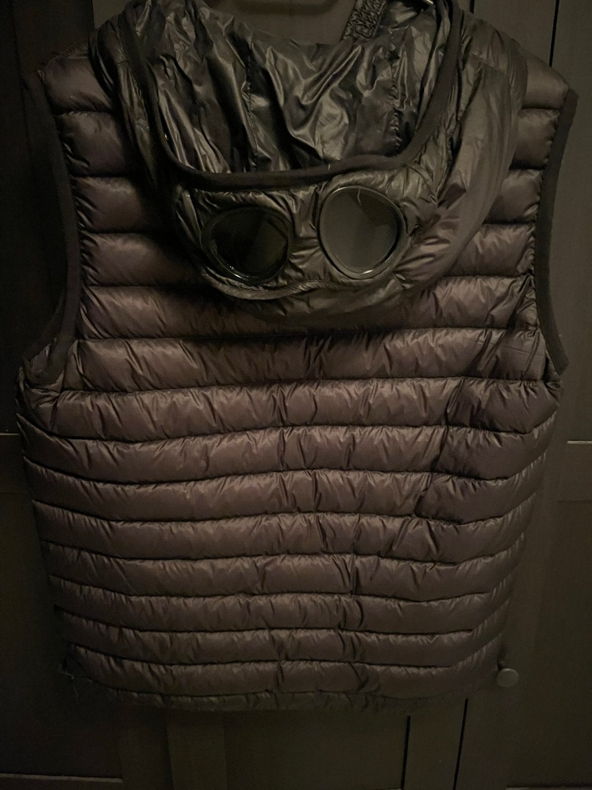 CP Company DD Shell Bodywarmer met Goggles Zwart, Ophalen of Verzenden, Zo goed als nieuw, Maat 36 (S), Zwart